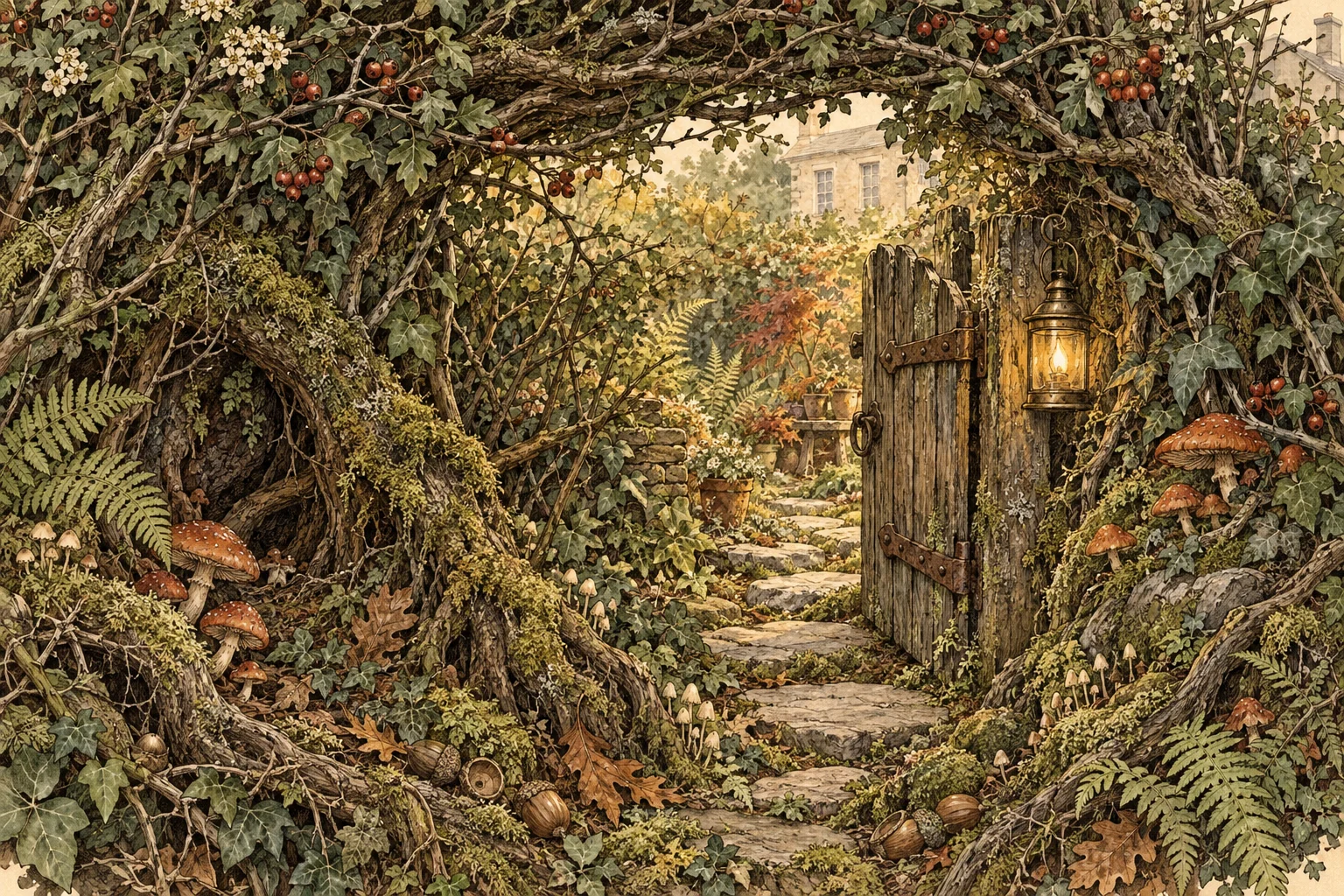 The gate into the world of Anunder